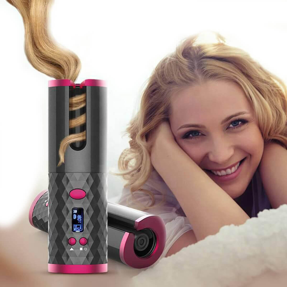 Rizador de Pelo Cerámico Automático